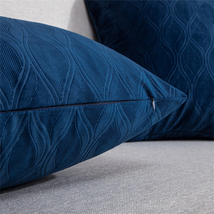 Topfinel Striped Velvet Pillow Cover & Reviews Wayfair